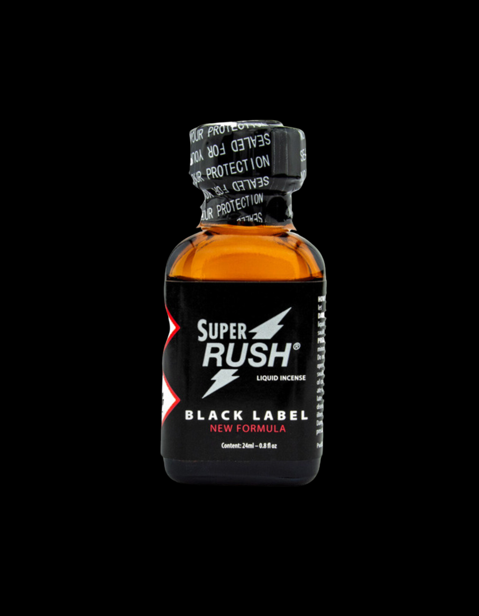 Dick Deep® - Super RUSH Black Label Poppers 24ml - Buy Poppers, Toys and Fetish Fashion Online - www.dick-deep.com